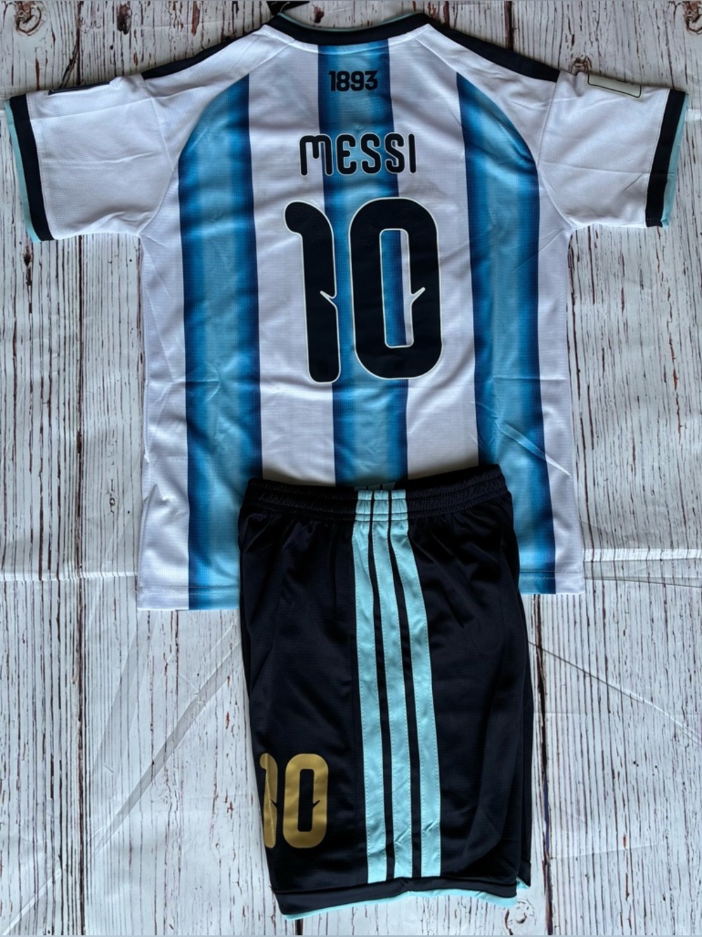 Argentina Messi #10 set for kids